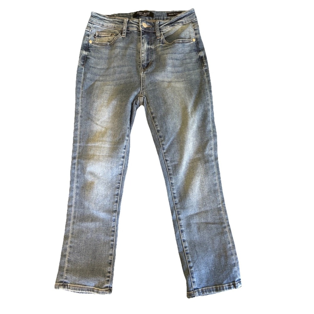 Judy Blue Skinny Fit Capri Blue Jeans Size 5/27 JB78101